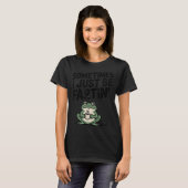 T-shirt Sometimes I Just Be Farting Funny Meme Silly Frog  (Devant entier)