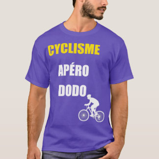 T-shirt sommeil apéritif à vélo