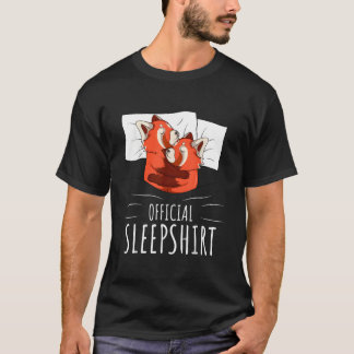 T-shirt Sommeil officiel de Panda roux