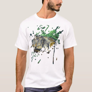 T-shirt Sommeil profond - œuvre d'art faite main