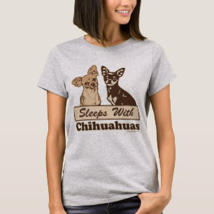 T-shirt Sommeils avec dire de chiwawas