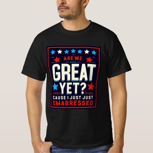 T-shirt Sommes-Nous Encore Grands ? Drôle conception de la (Devant)
