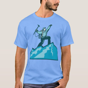 T-shirt Sommet de montagne Retro