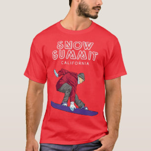 T-shirt Sommet de neige CalifornieSnowboardeur
