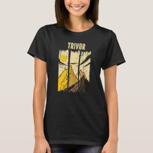 T-shirt Sommet de pic de montagne de Trivor Climat