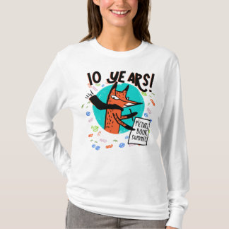 T-shirt Sommet du livre de photos 10 ans Turq.