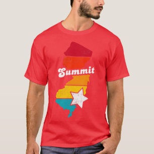 T-shirt Sommet New Jersey Vintage Souvenir déshabillé 2