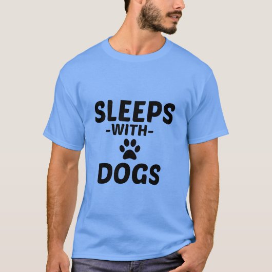 T-SHIRT SOMMETS AVEC CHIENS EMPREINTE DE PATTE (Devant)