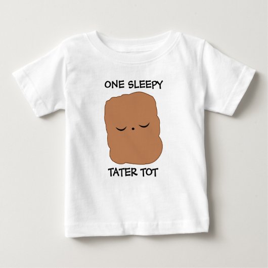 T-shirt somnolent de doigt de tater (Devant)