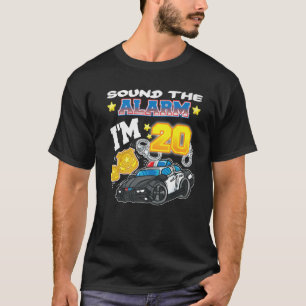 T-shirt Son Alarme Je suis 20 Policiers Police 20E Naissan