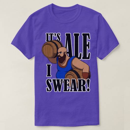 T-shirt Son Ale I jure Petard Age of Empires parodie (Design devant)