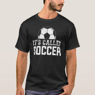 T-shirt Son appelé Soccer Not Football Shirt, USA On l'app