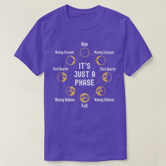 T-shirt Son Astrone De Science Spatiale En Phase Lune (Design devant)