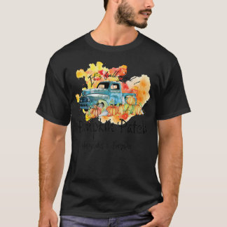 T-shirt Son Automne Yall Citrouille Patch Maple Farm Camio