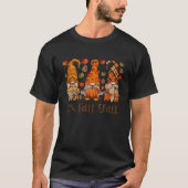 T-shirt Son Automne Yall Gnome Automne Gnomes Citrouille É (Devant)
