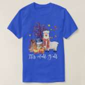 T-shirt Son Automne Yall Llama Citrouille Automne Thanksgi (Design devant)
