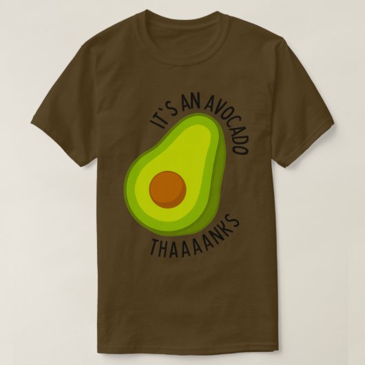 T-shirt Son Avocado Merci 13 (Design devant)
