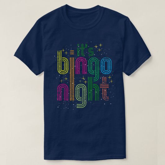 T-shirt Son Bingo Night Bingo Lottery Gambling Funn (Design devant)