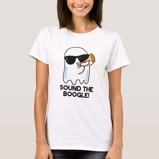 T-shirt Son Boogle Funny Ghost Bugle Pun (Devant)