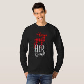 T-shirt Son Buck Son Doe Noël Couple Correspondant Pyjama (Devant entier)