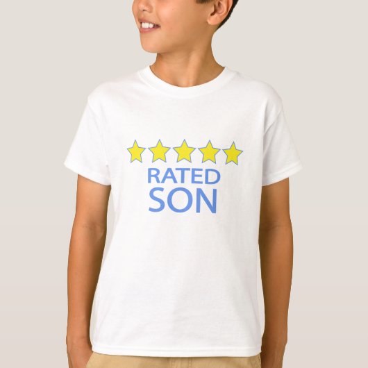 T-shirt Son cinq étoiles (Devant)