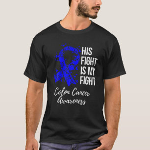 T-shirt Son combat contre le cancer du côlon