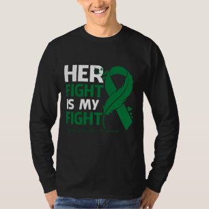 T-shirt Son combat est ma lutte BIPOLAIRE mal conscience F