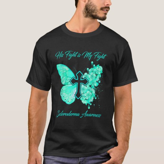 T-shirt Son Combat Est Ma Lutte Sderoderma Sensibilisation (Devant)