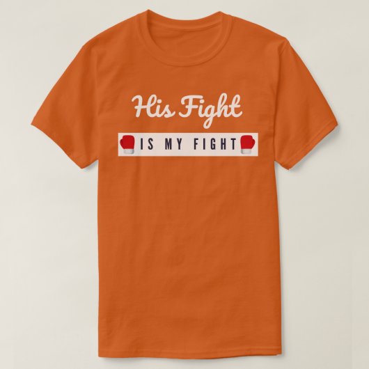 T-shirt Son Combat Est Mon Combat (Design devant)