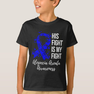 T-shirt Son Combat Est Mon Combat Alopecia Areata Sensibil