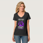 T-shirt Son combat est mon combat Alz Alzheimer's Awards (Devant entier)