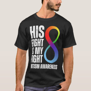 T-shirt Son Combat Est Mon Combat Autisme TSA Soutenir Aut