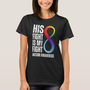 T-shirt Son Combat Est Mon Combat Autisme TSA Soutenir Aut