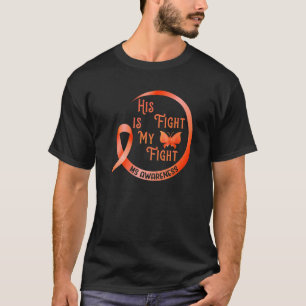 T-shirt Son Combat Est Mon Combat Conscience De La Scléros