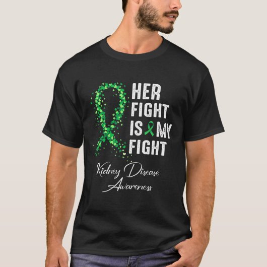T-shirt Son Combat Est Mon Combat Conscience Des Maladies (Devant)