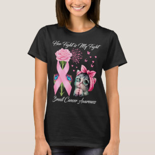 T-shirt Son combat est Mon combat Conscience du cancer du 