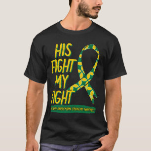 T-shirt Son Combat Est Mon Combat Contre Le Syndrome Beckw
