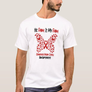 T-shirt Son combat est mon combat Déficience cardiaque con