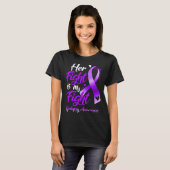 T-shirt Son combat est Mon combat Epilepsie Conscience (Devant entier)