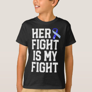 T-shirt Son combat est mon combat Hydrocéphalie Sensibilis