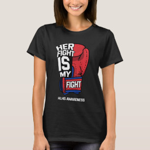 T-shirt Son combat est mon combat Hypoplastique Coeur gauc