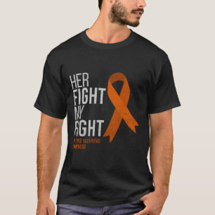 T-shirt Son combat est mon combat la sclérose en plaques