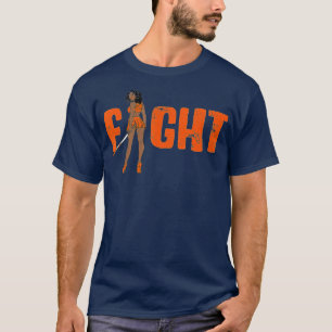 T-shirt Son Combat Est Mon Combat Leucémie Melanine Warrio