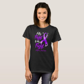 T-shirt Son Combat Est Mon Combat Lupus Sensibilisation (Devant entier)