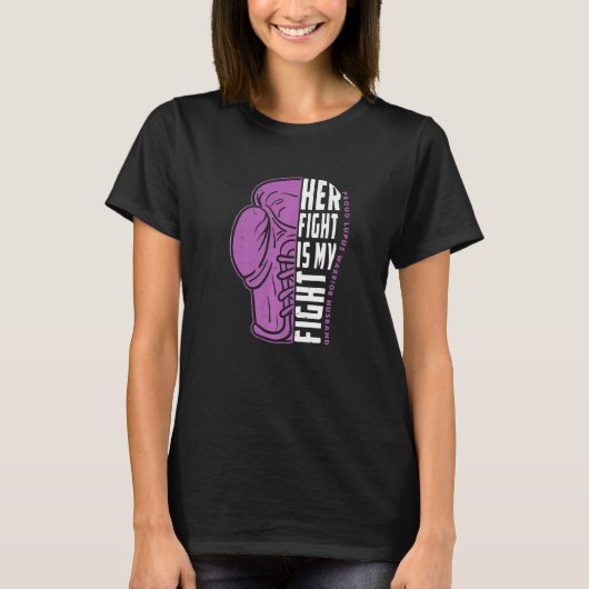 T-shirt Son Combat Est Mon Combat Lupus Warrier (Devant)