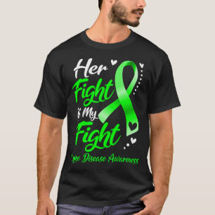 T-shirt Son combat est mon combat Lyme Maladie Lyme Cadeau