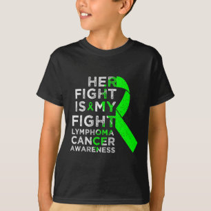 T-shirt Son combat est mon combat Lymphome Acteur du cance