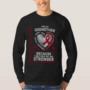 T-shirt Son Combat Est Mon Combat Marraine Myélome Multipl