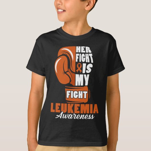 T-shirt Son combat est mon combat Mois de sensibilisation (Devant)