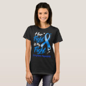 T-shirt Son combat est mon combat OSTEOGENESIS IMPERFECTA (Devant entier)